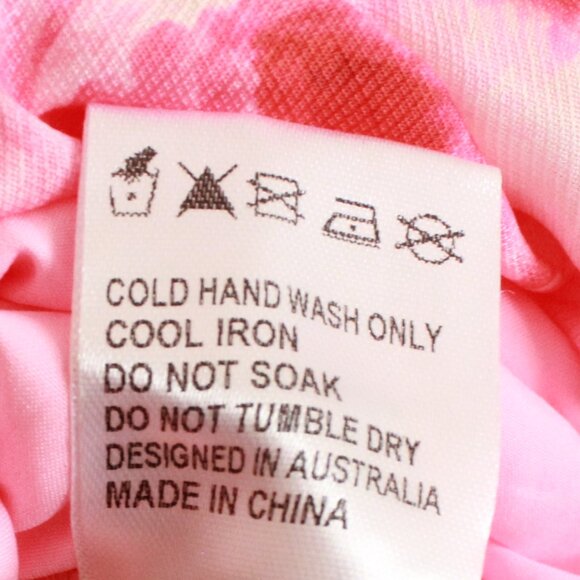 Hello Molly Petals Sprinkled Strapless Mini Dress Pink Bubble Hem - Picture 7 of 12